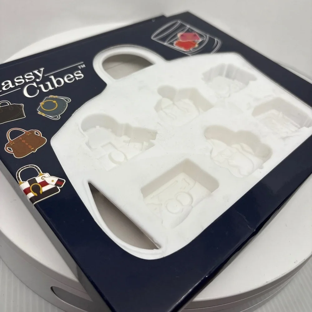 Nod Classy Cubes Ice Mold Shapes Handbag‎ Purse Theme New Party Hostess House